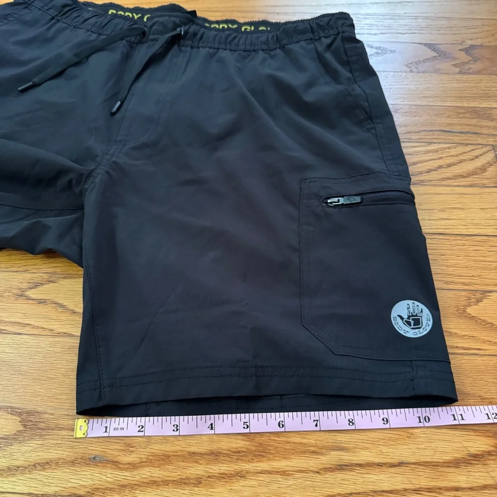 Body Glove Black Swim Trunks‎ L/34 Mesh Lined Quick Dry Boardshorts